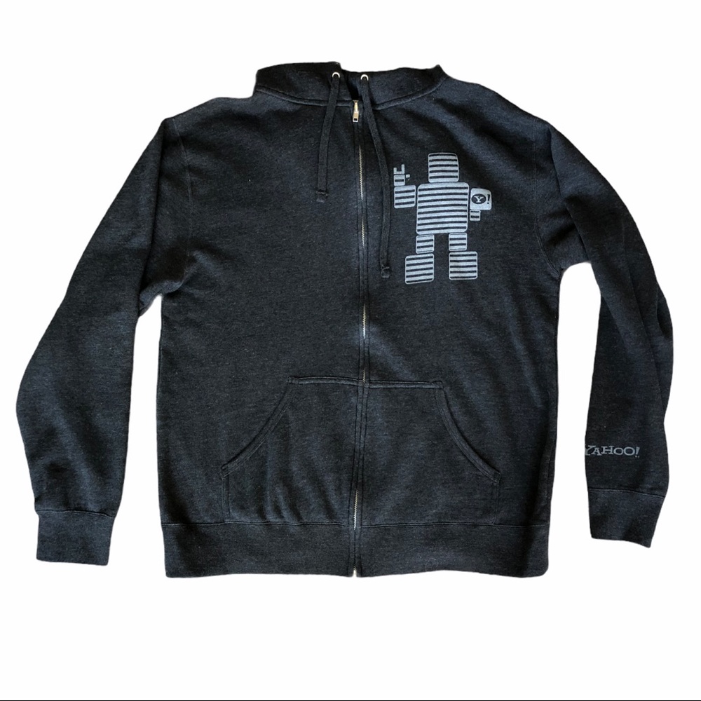 Rare Yahoo Robot Tech Hoodie XL